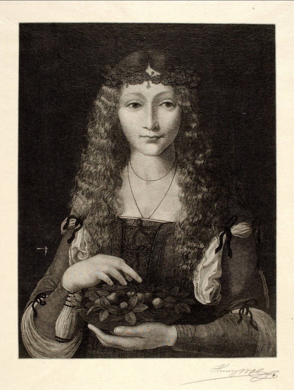 Retrato de uma rapariga de Henry Wolf