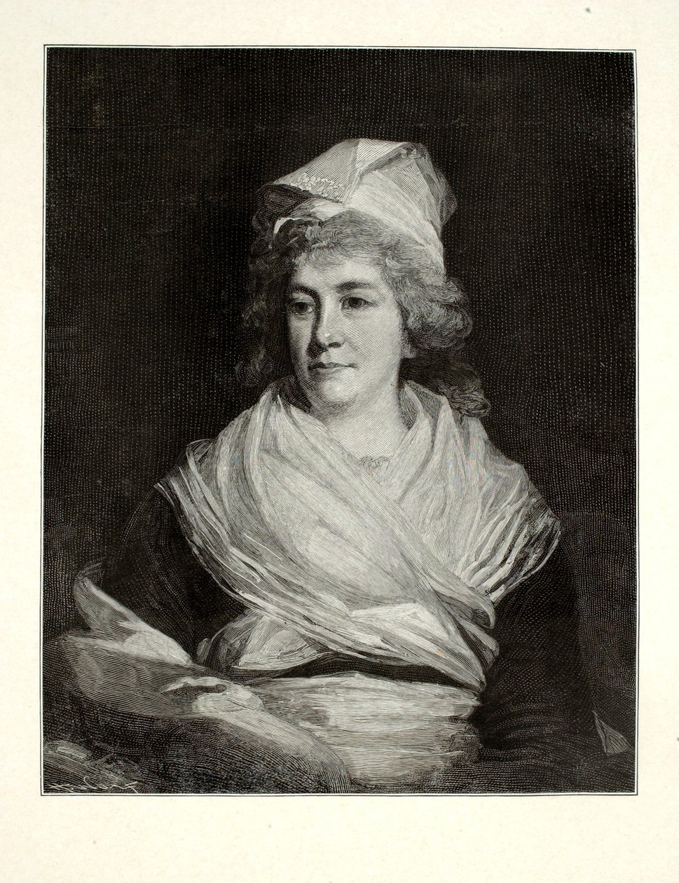 Sally Franklin (Sarah Bache) de Henry Wolf