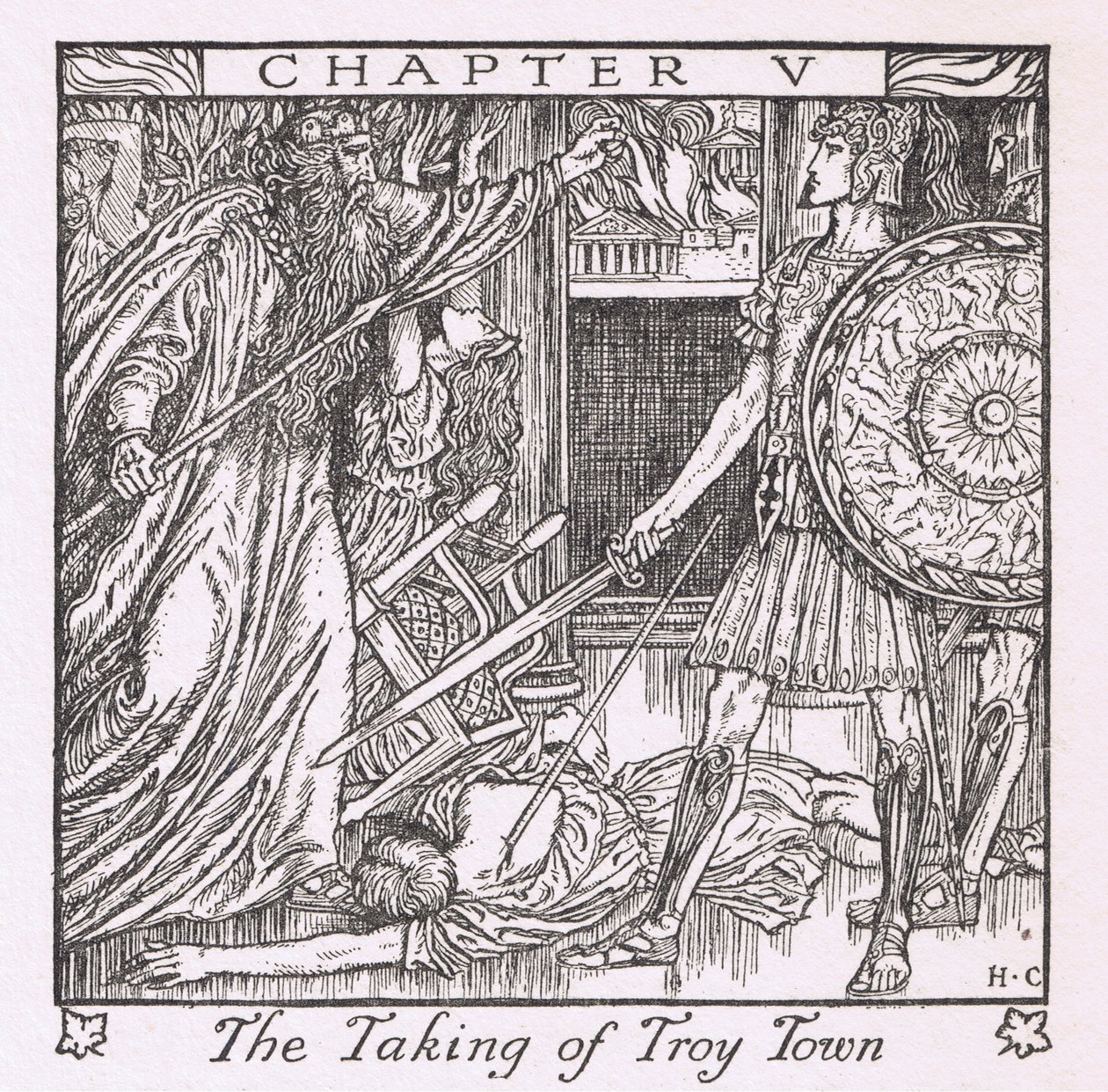 A tomada da cidade de Troy de Herbert Cole