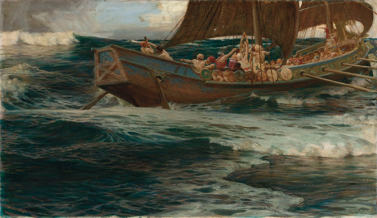 Ira do Deus do Mar de Herbert James Draper