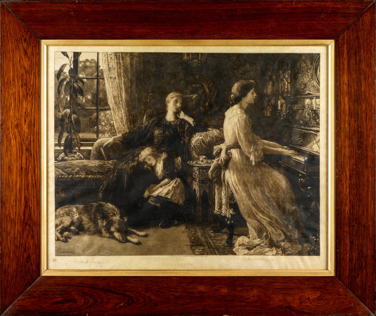 Memórias (gravura) de Herbert Thomas Dicksee