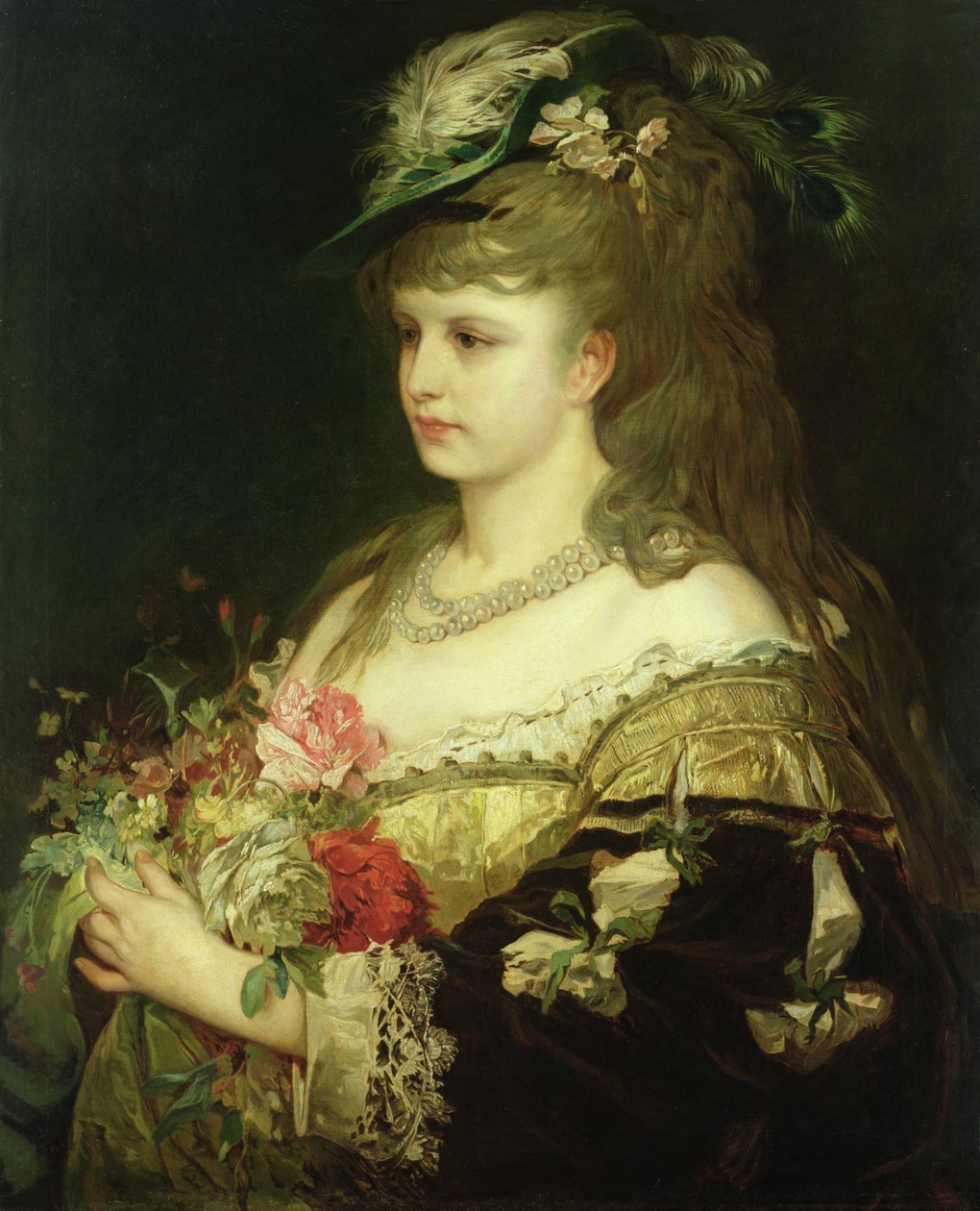 Uma rapariga de Hermann Kaulbach