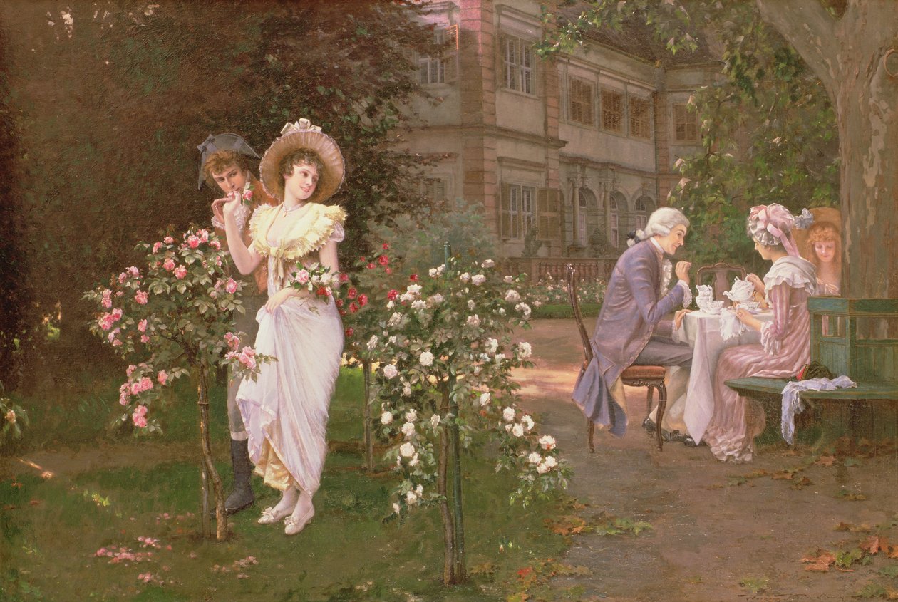 Romance do chá do século XIX de Hermann Koch