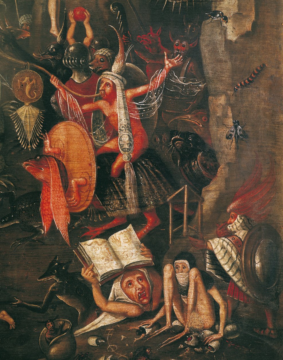 O Inferno (detalhe) de Herri met de Bles
