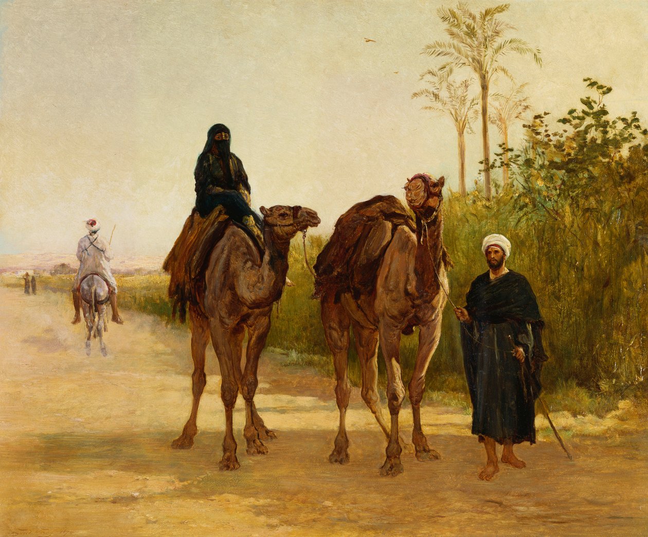 Os viajantes, 1874 de Heywood Hardy