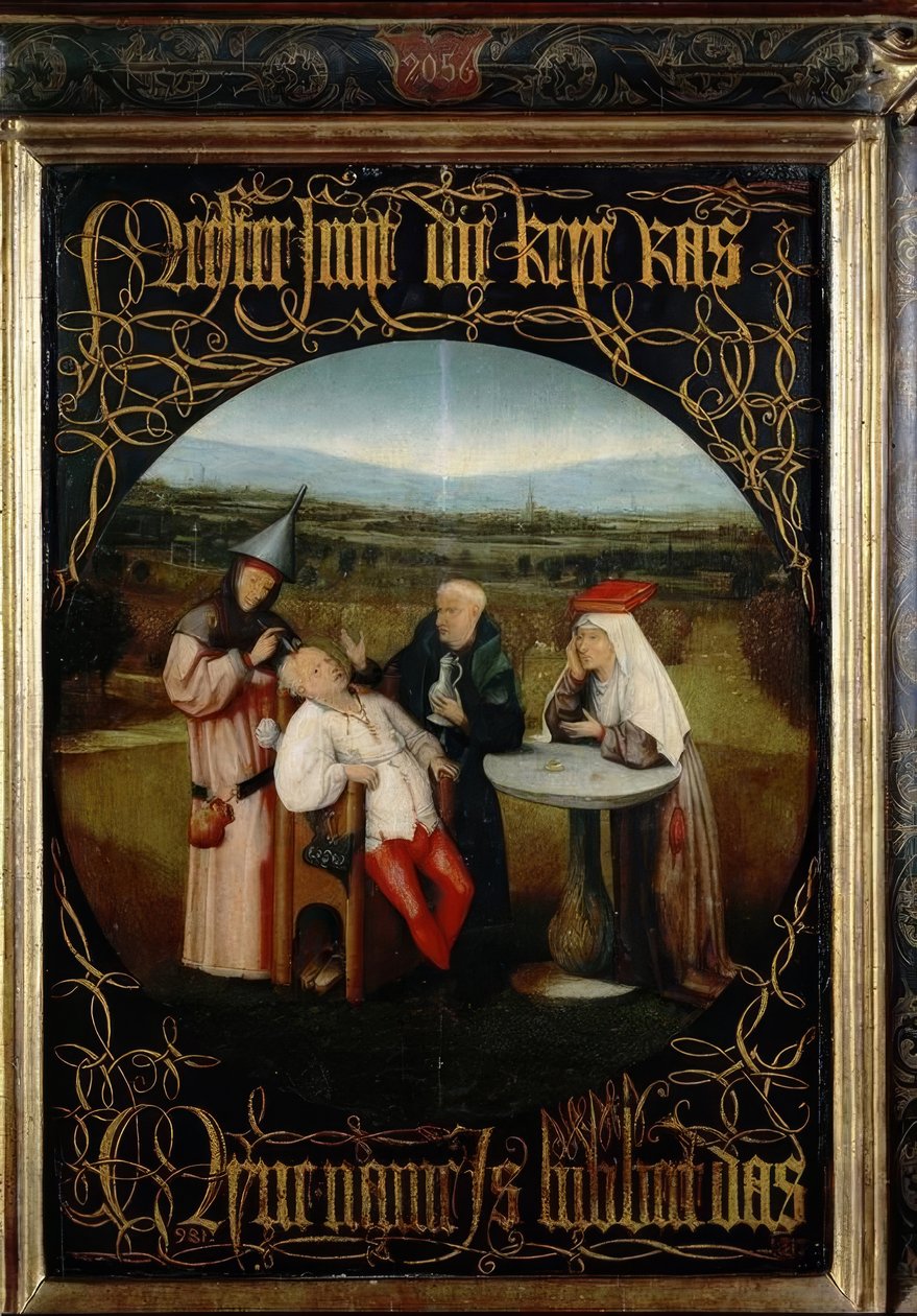 O corte de pedra de Hieronymus Bosch