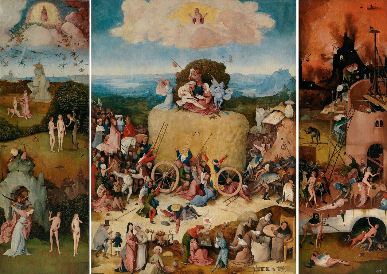 O vagão de feno de Hieronymus Bosch