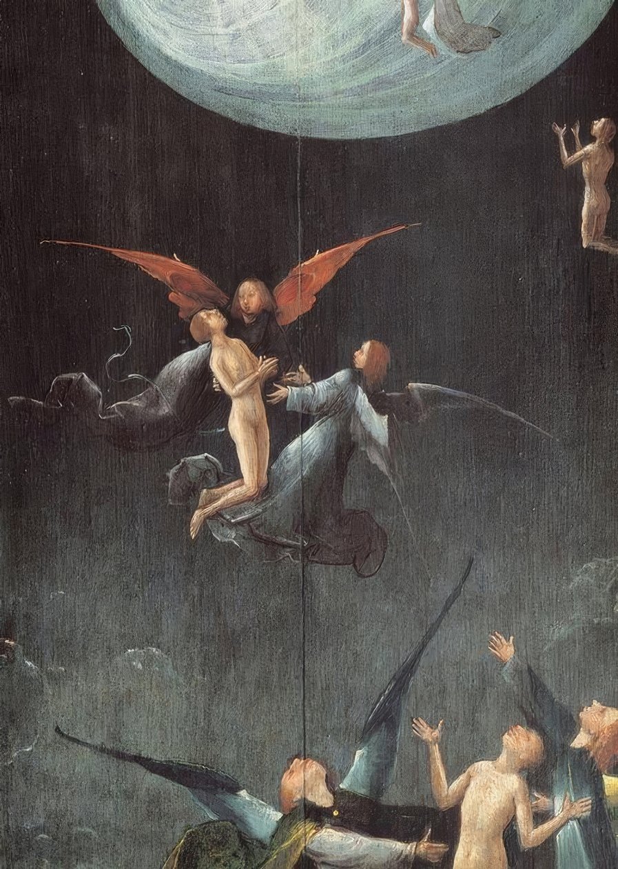 A ascensão ao paraíso celestial de Hieronymus Bosch