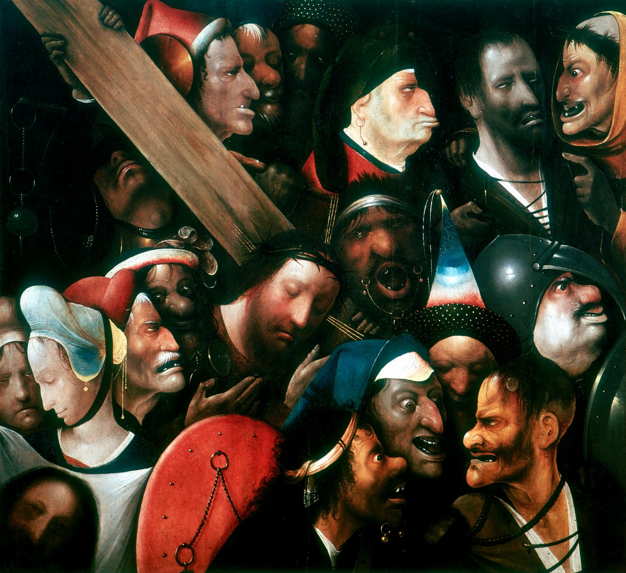 Carregando a Cruz, c1480-1516 de Hieronymus Bosch