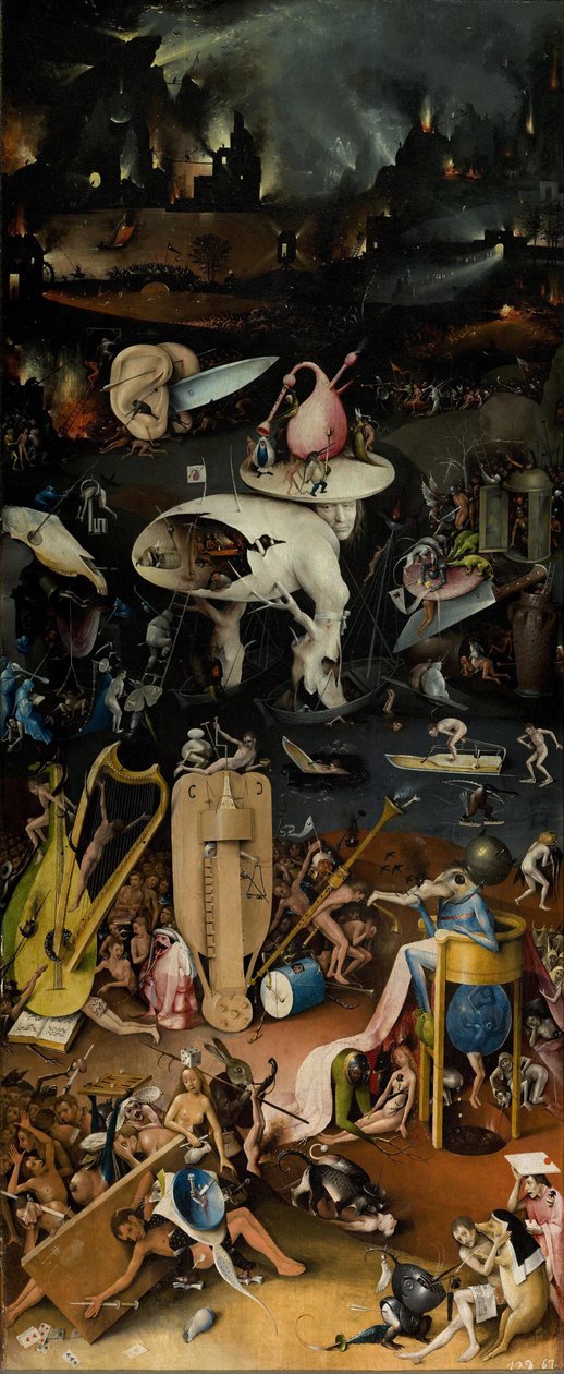 O Jardim das Delícias Terrenas, 1490-1500 de Hieronymus Bosch