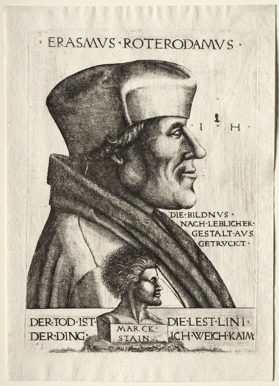 Erasmo de Roterdã de Hieronymus Hopfer
