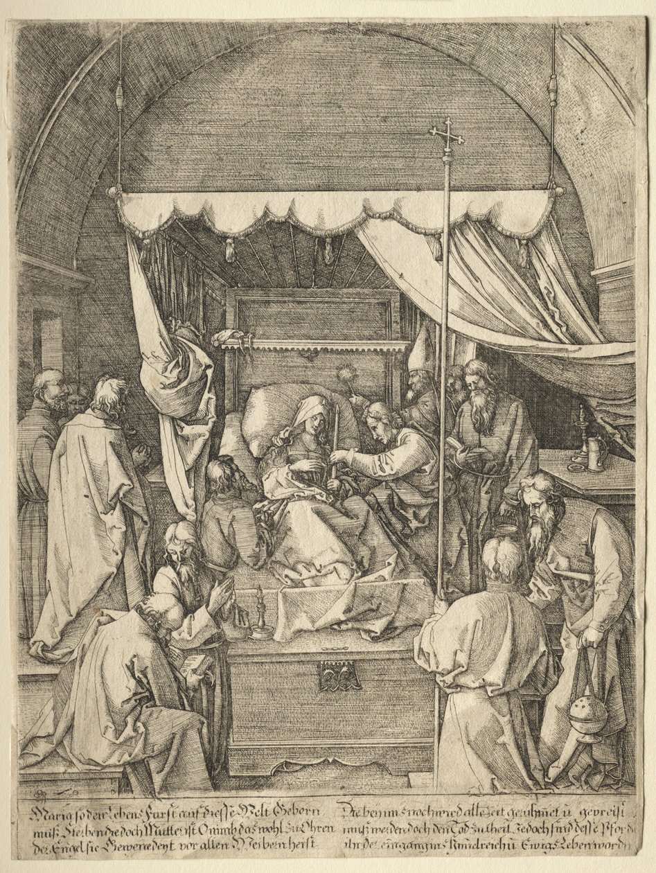 A Morte da Virgem de Hieronymus Hopfer