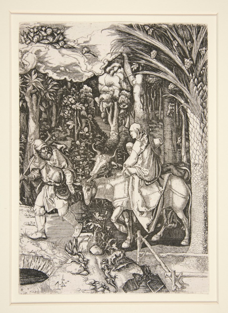 A fuga para o Egito de Hieronymus Hopfer