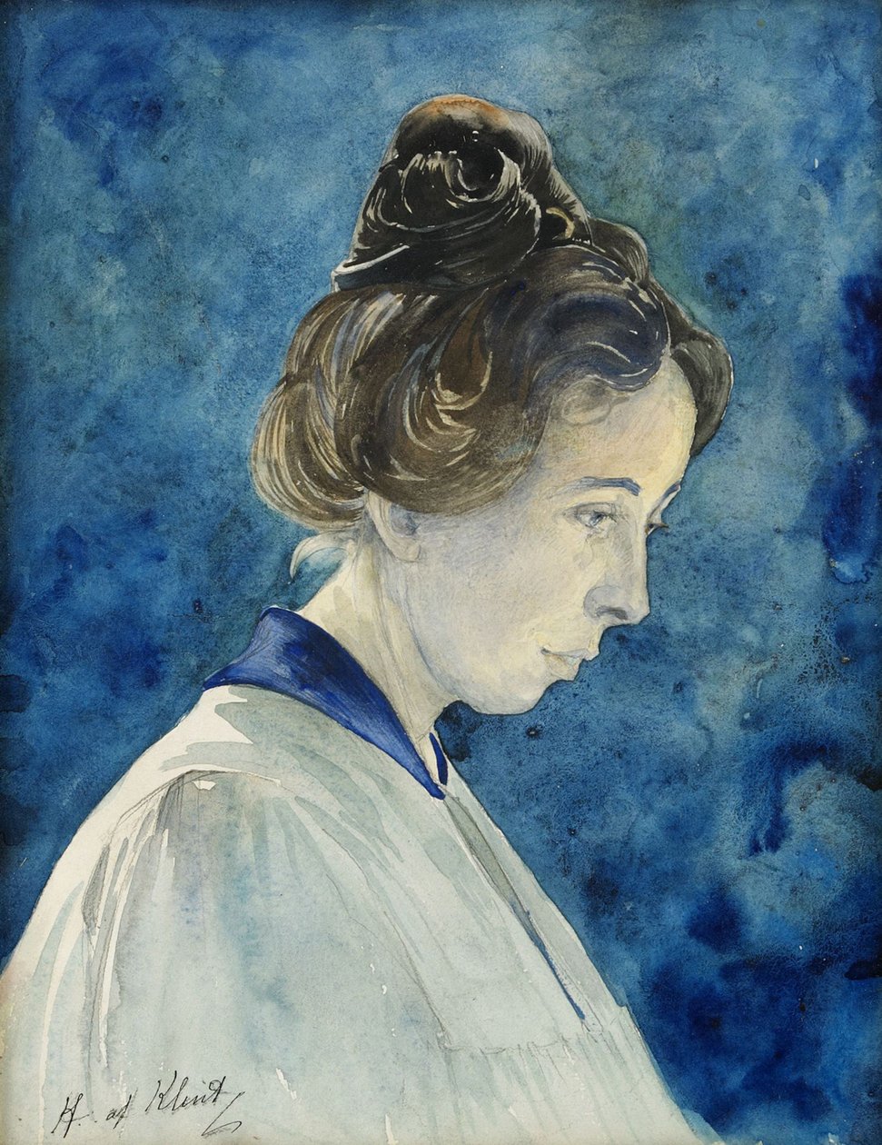 Auto-retrato, c. 1890. de Hilma af Klint