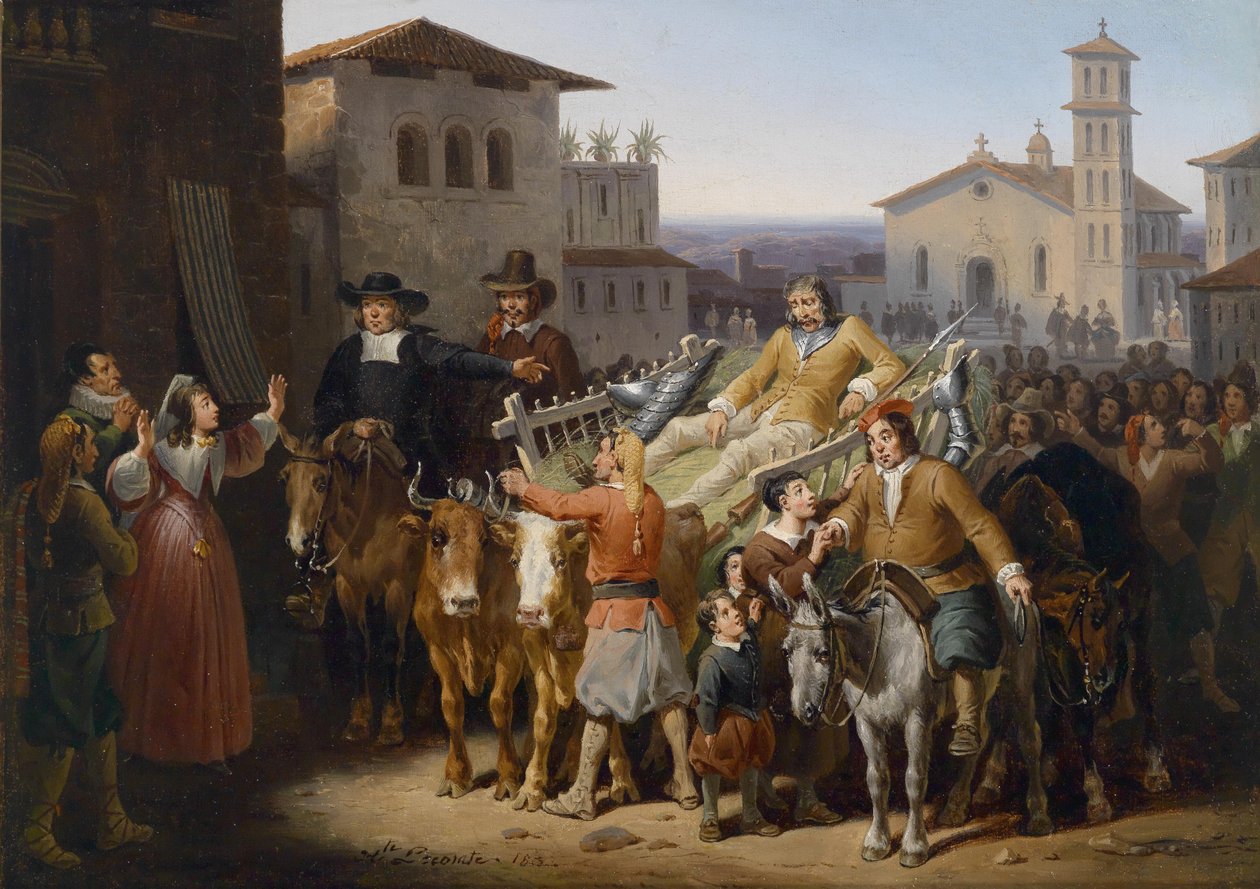 Baile de Dom Quixote de Hippolyte Lecomte