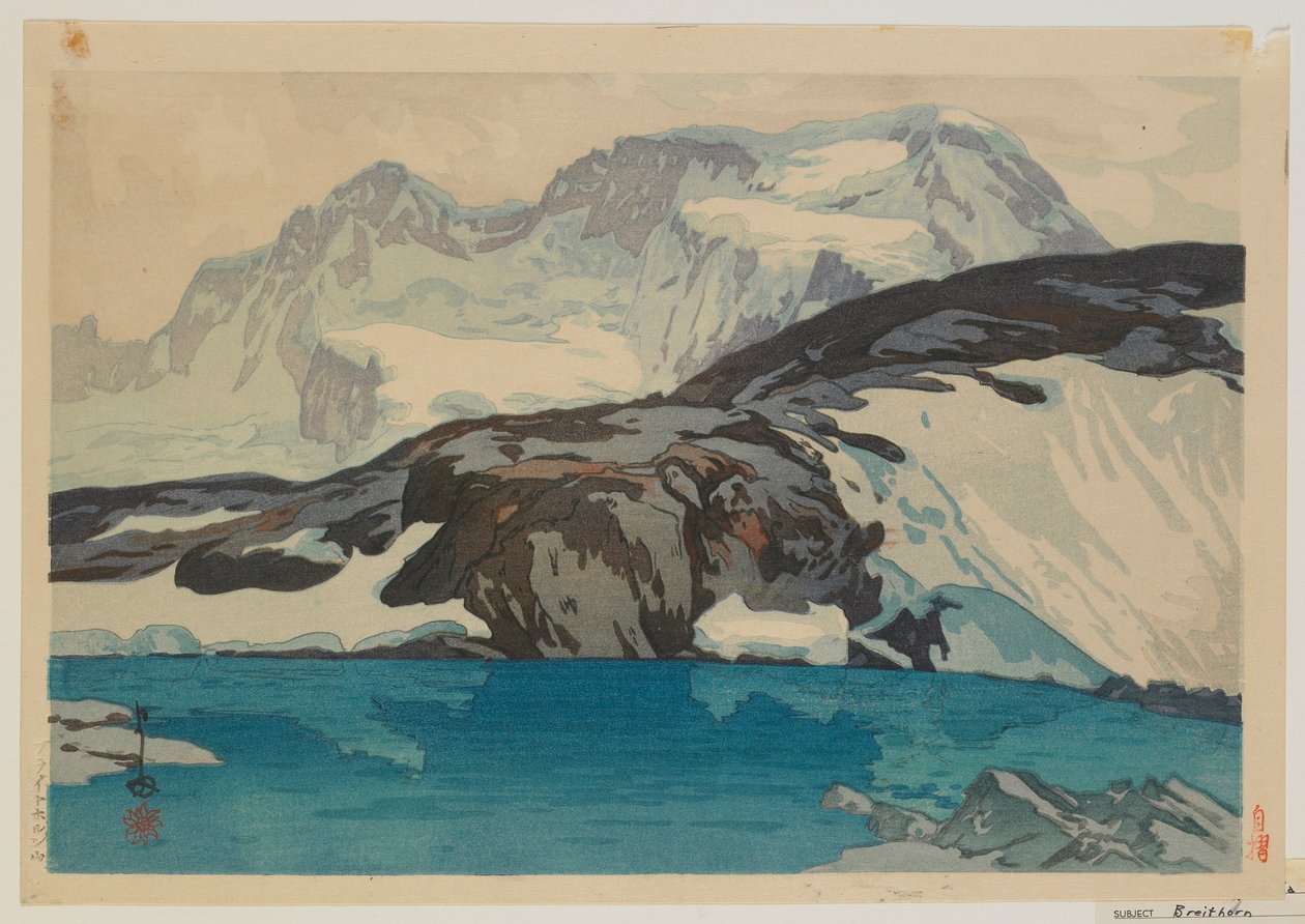 Breithorn, Era Taisho de Hiroshi Yoshida