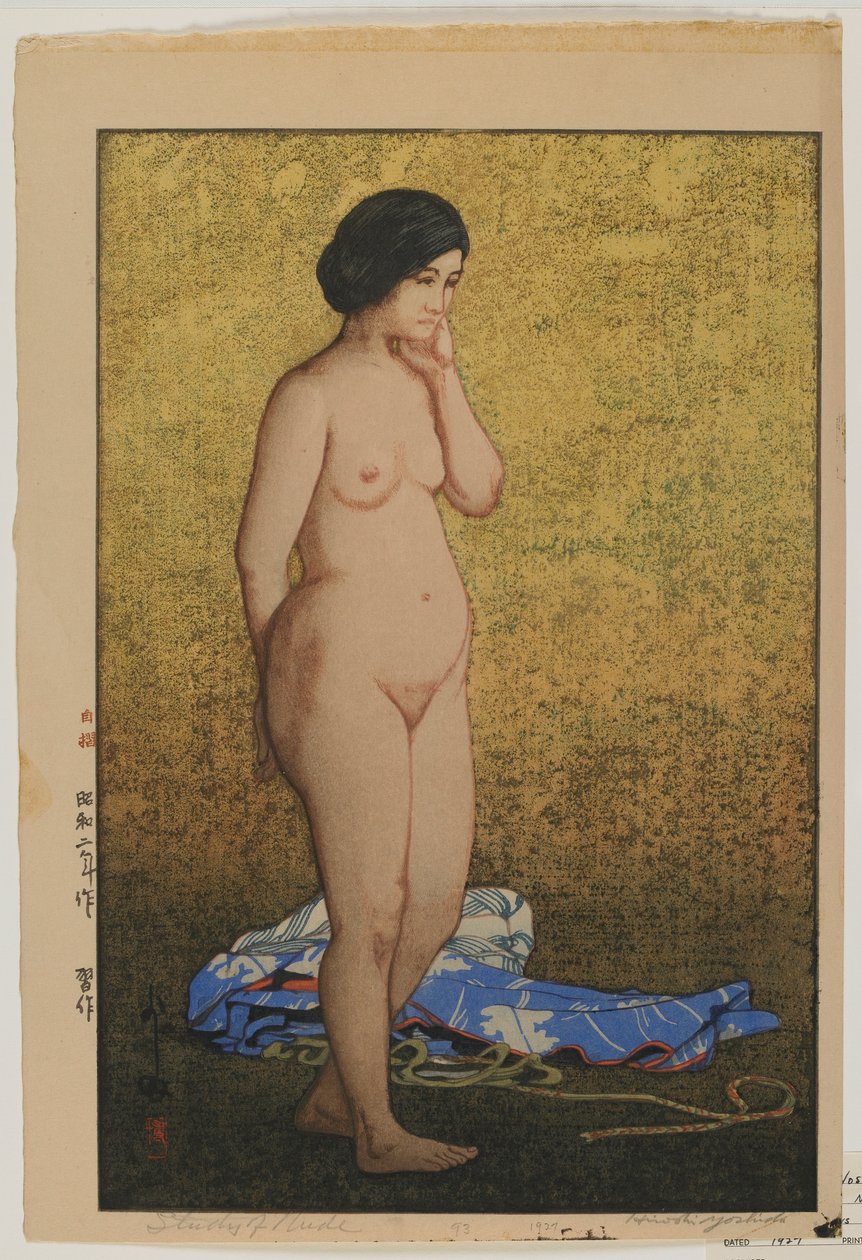 Estudo do nu, era Showa de Hiroshi Yoshida