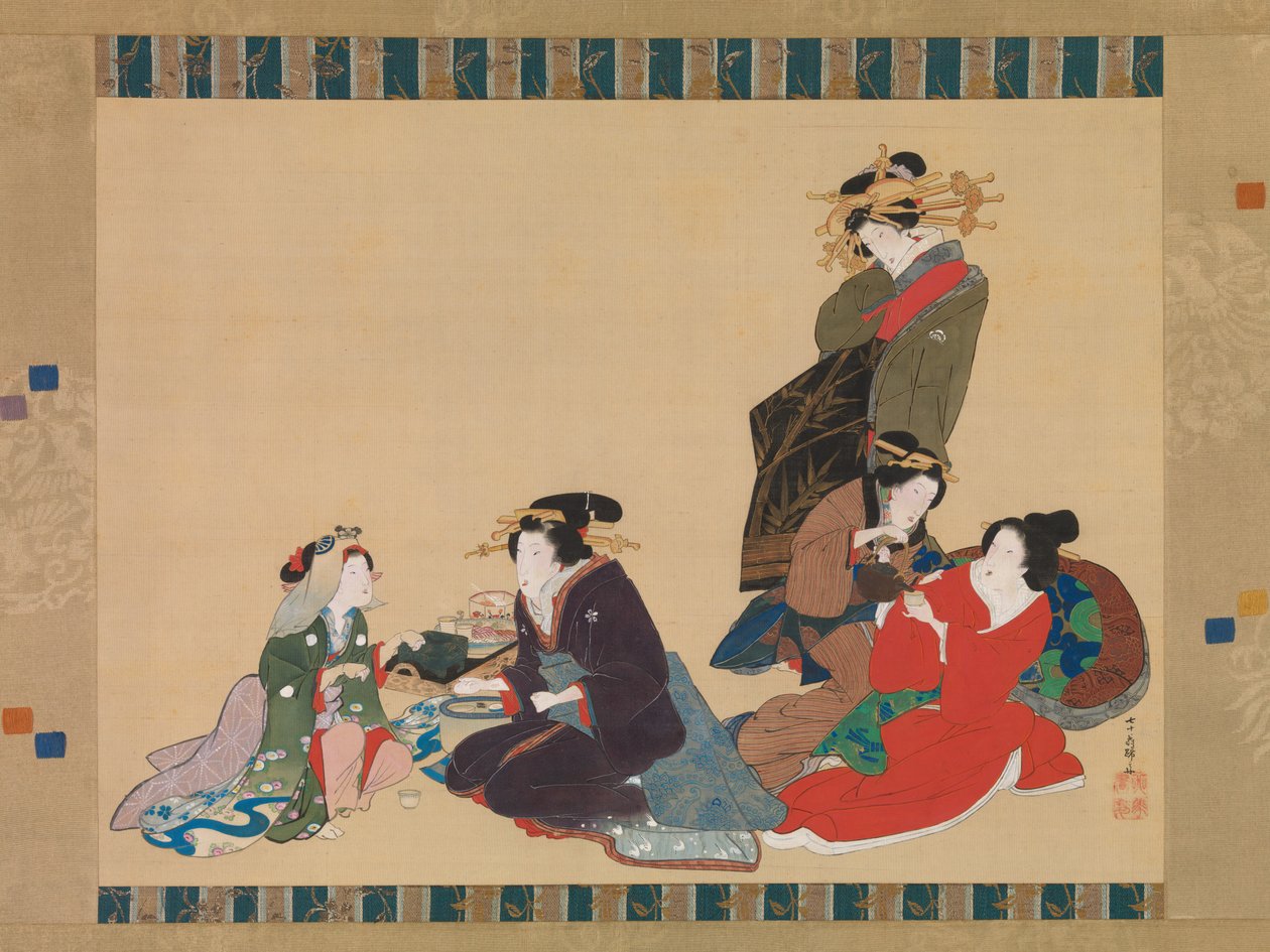 Cinco Belezas, 1840. de Hokuba