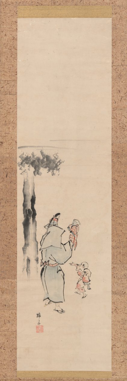 Marionetista, século XIX. de Hokuba
