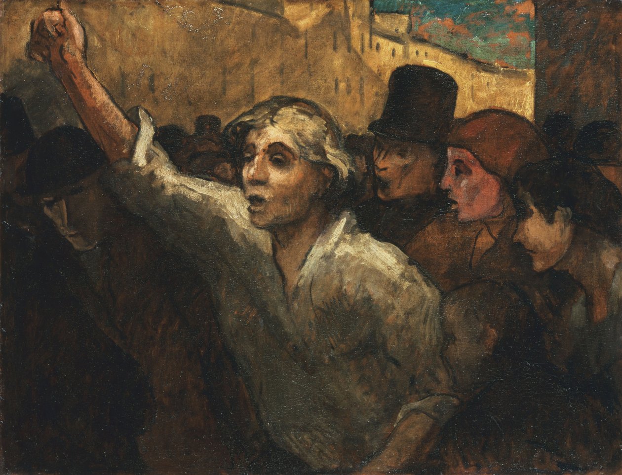 A revolta (LEmeute) de Honoré Daumier
