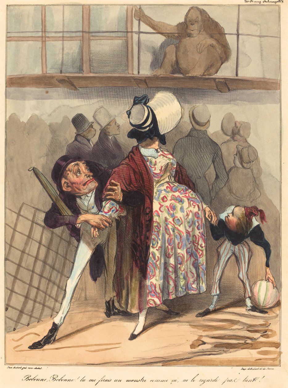 Bobonne... não olhe tanto para ele! de Honoré Daumier