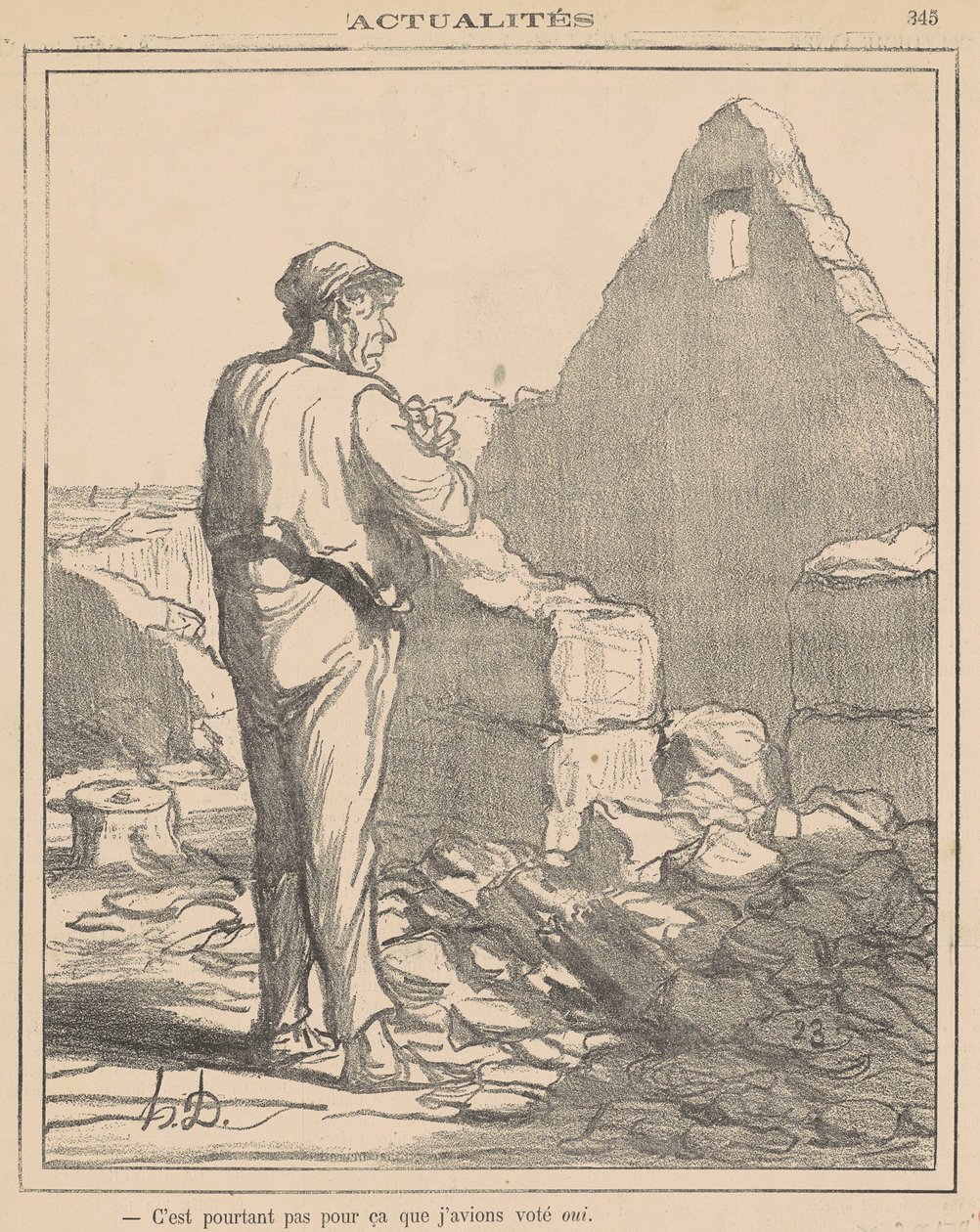 Mas não é por isso... de Honoré Daumier