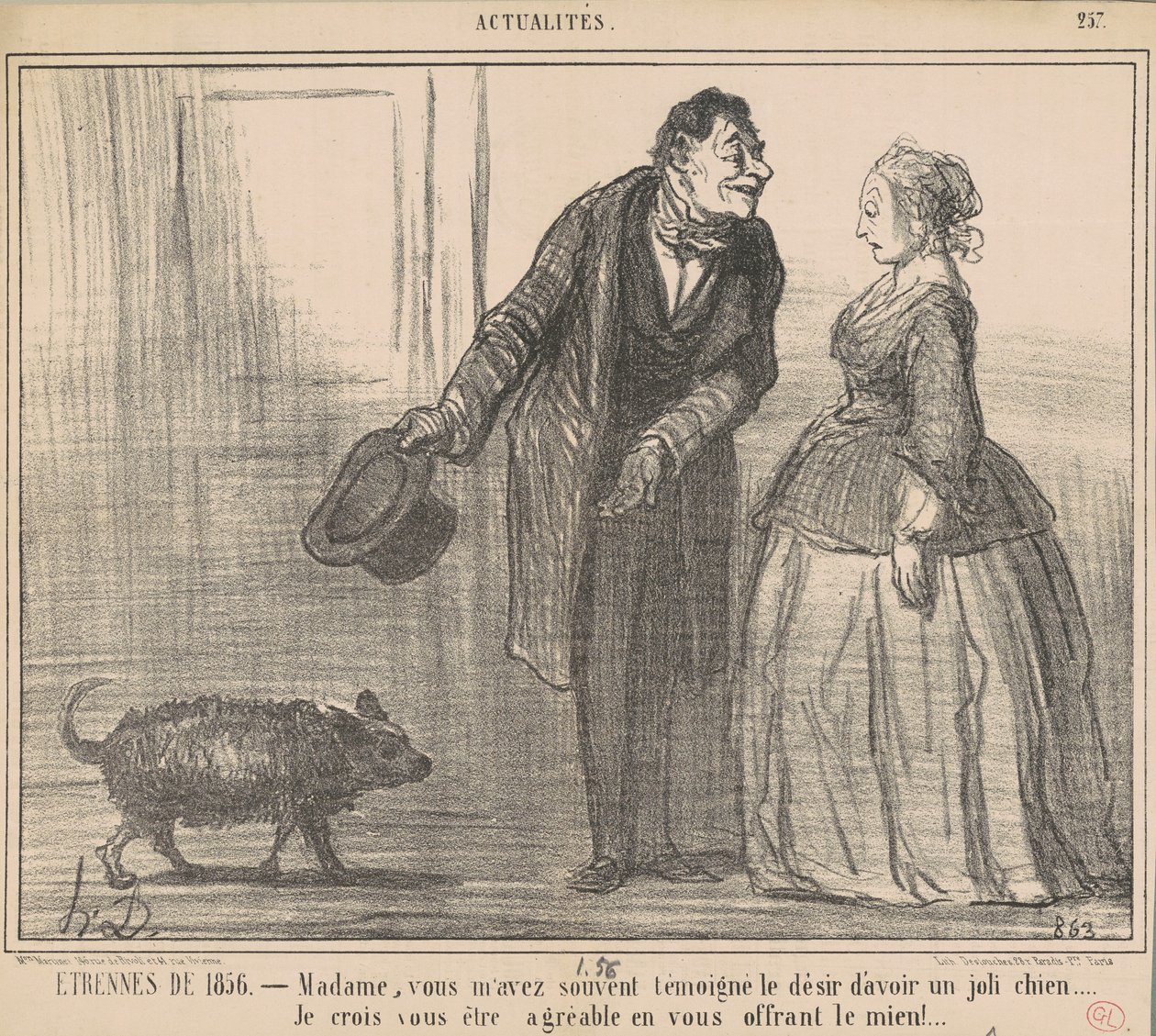 Presentes de 1856... de Honoré Daumier