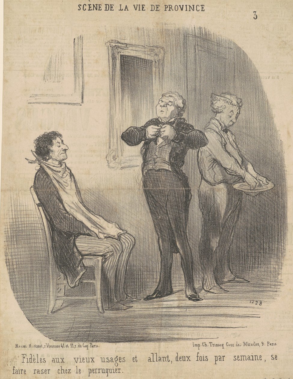 Fiel aos velhos hábitos... de Honoré Daumier