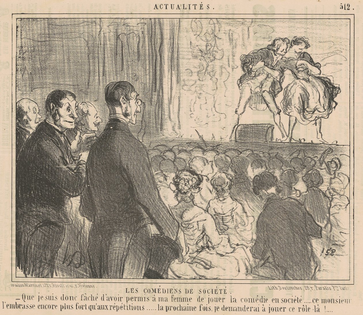 Os comediantes sociais de Honoré Daumier
