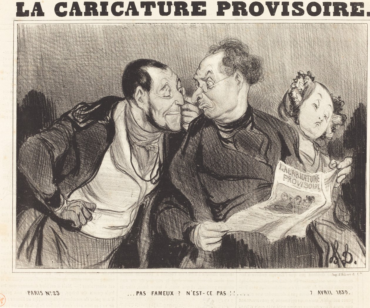 Não famoso? Não é!!... de Honoré Daumier