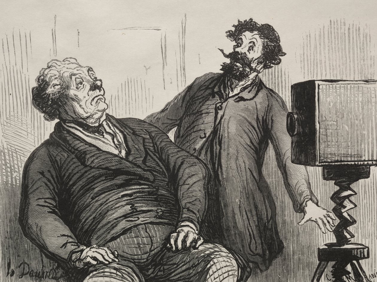 Fotógrafo e fotografado de Honoré Daumier