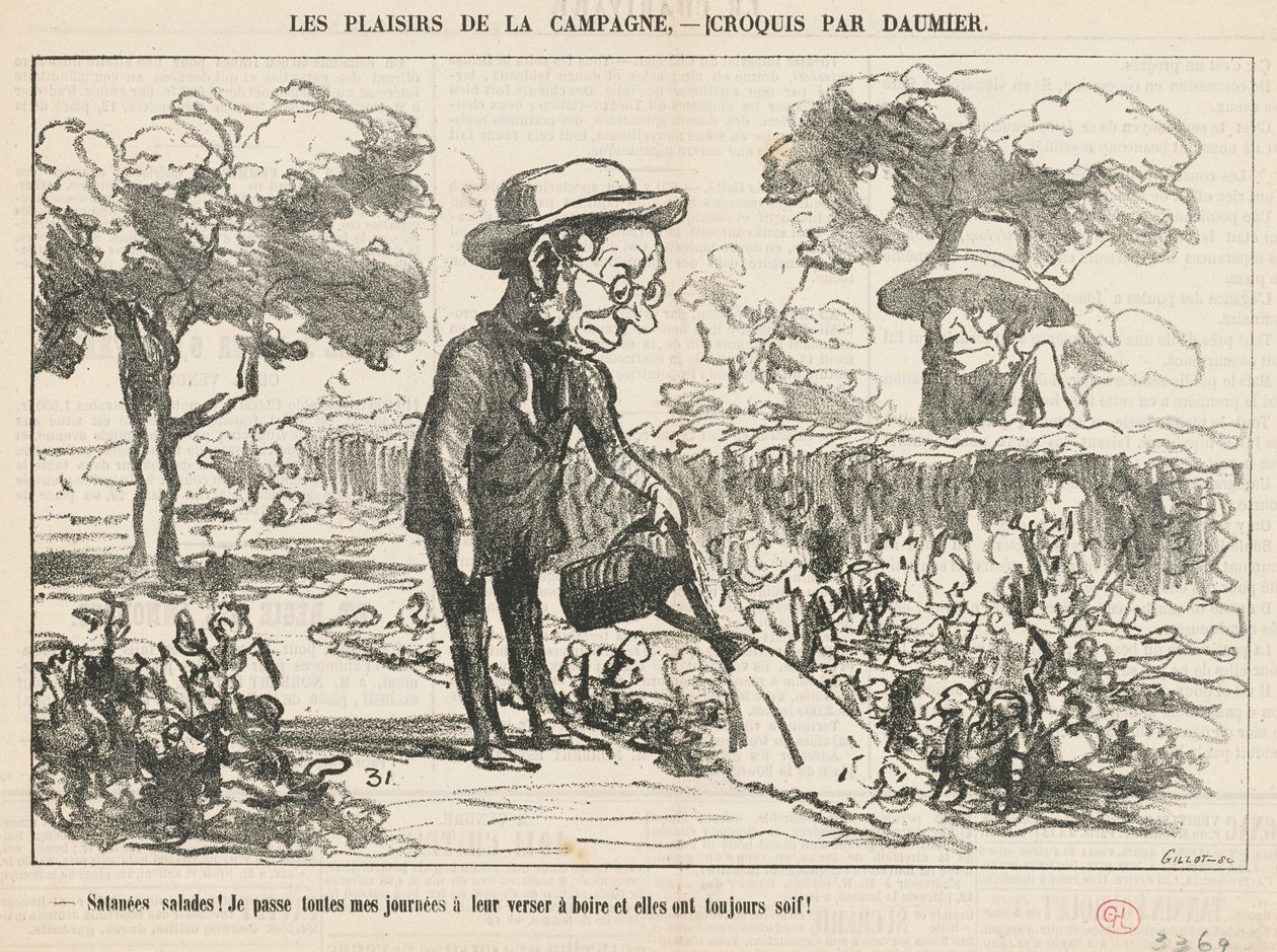 Malditas saladas... de Honoré Daumier