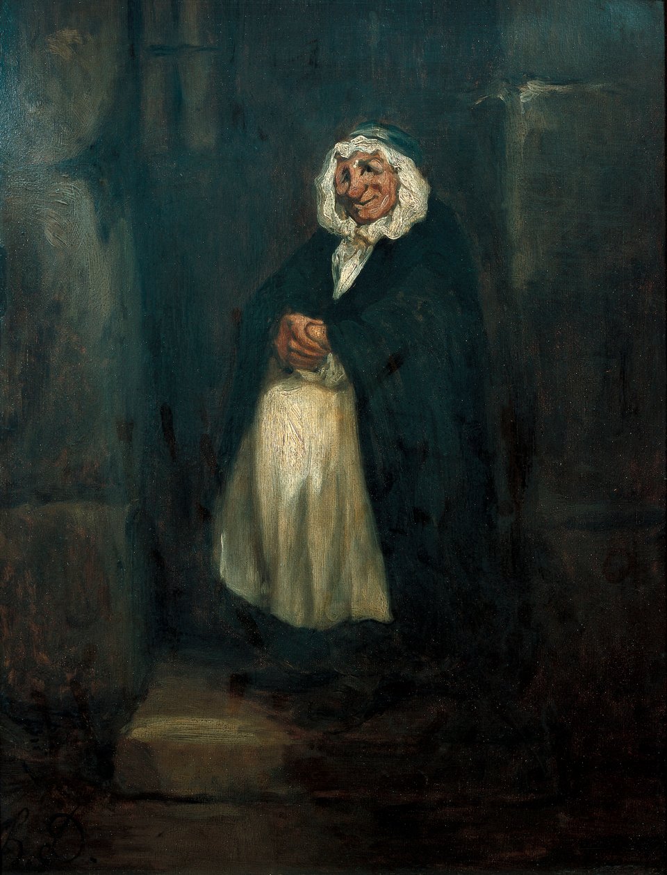 O velho porteiro de Honoré Daumier