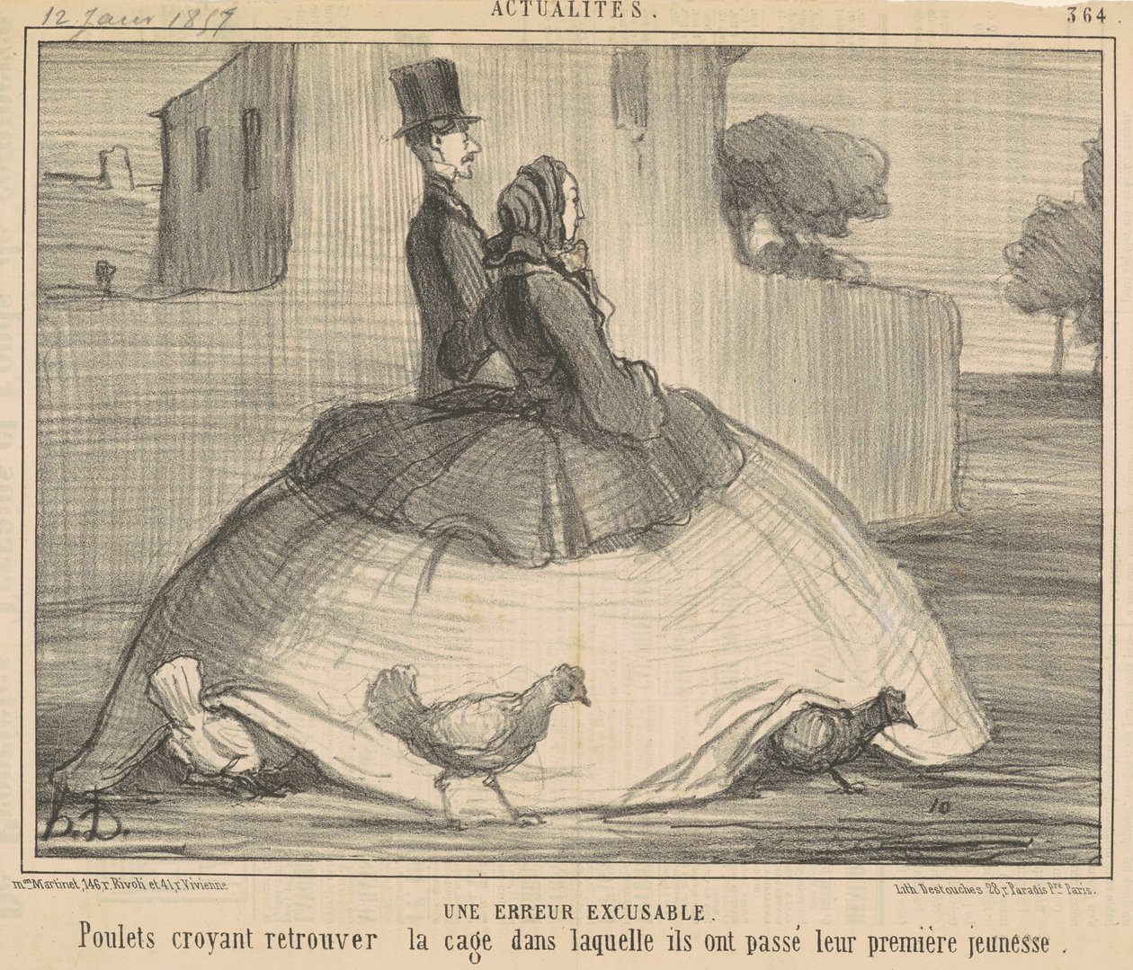 Une erreur desculpável de Honoré Daumier