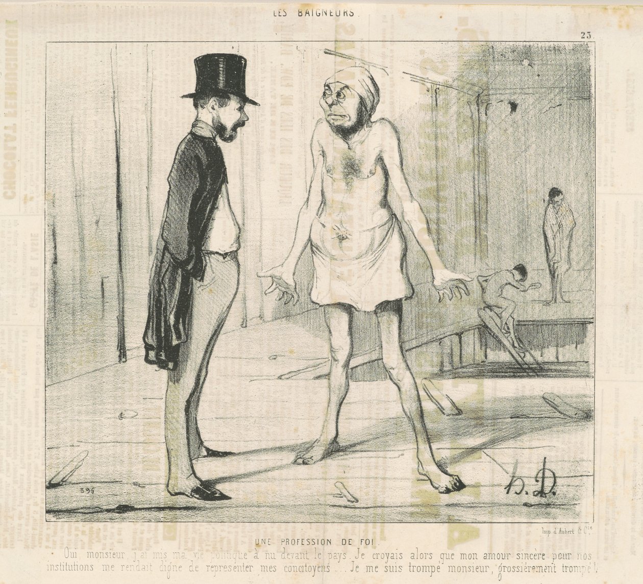 Uma profissão de fé de Honoré Daumier