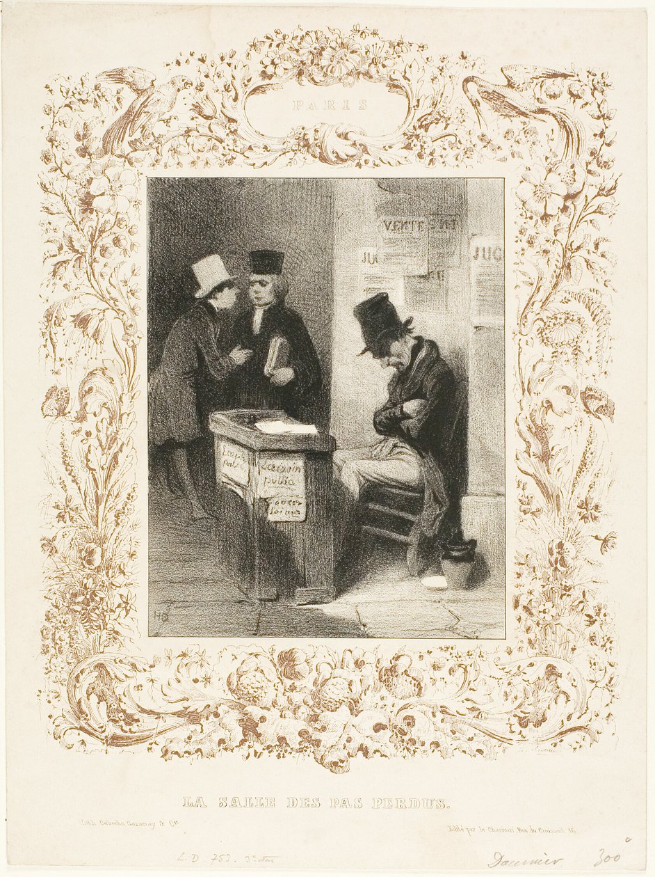 A sala de espera de Honoré Victorin Daumier