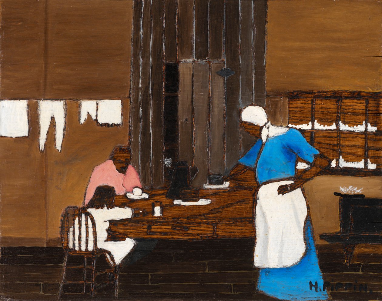 Hora da ceia de Horace Pippin