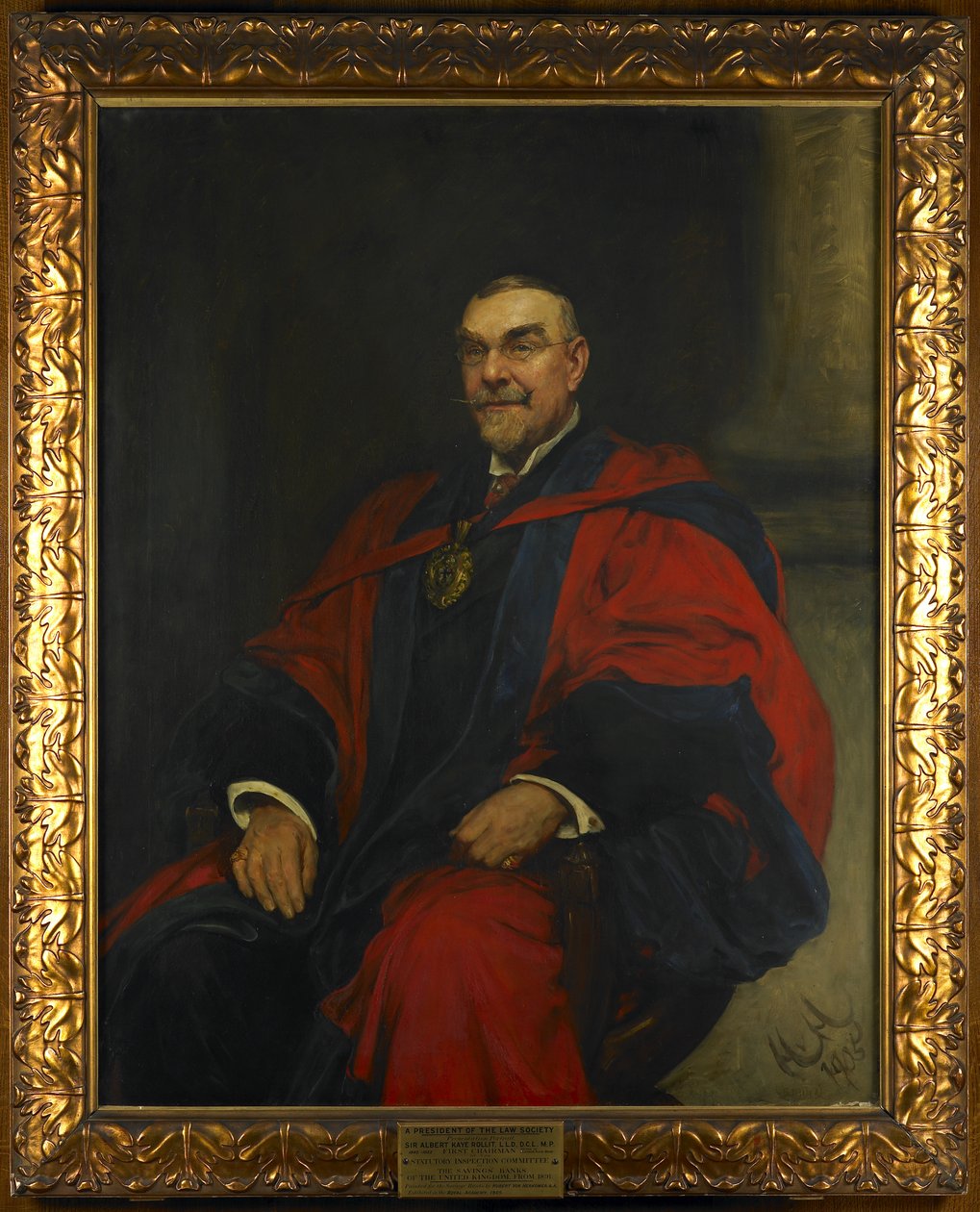 Sir Albert Rollit de Hubert von Herkomer