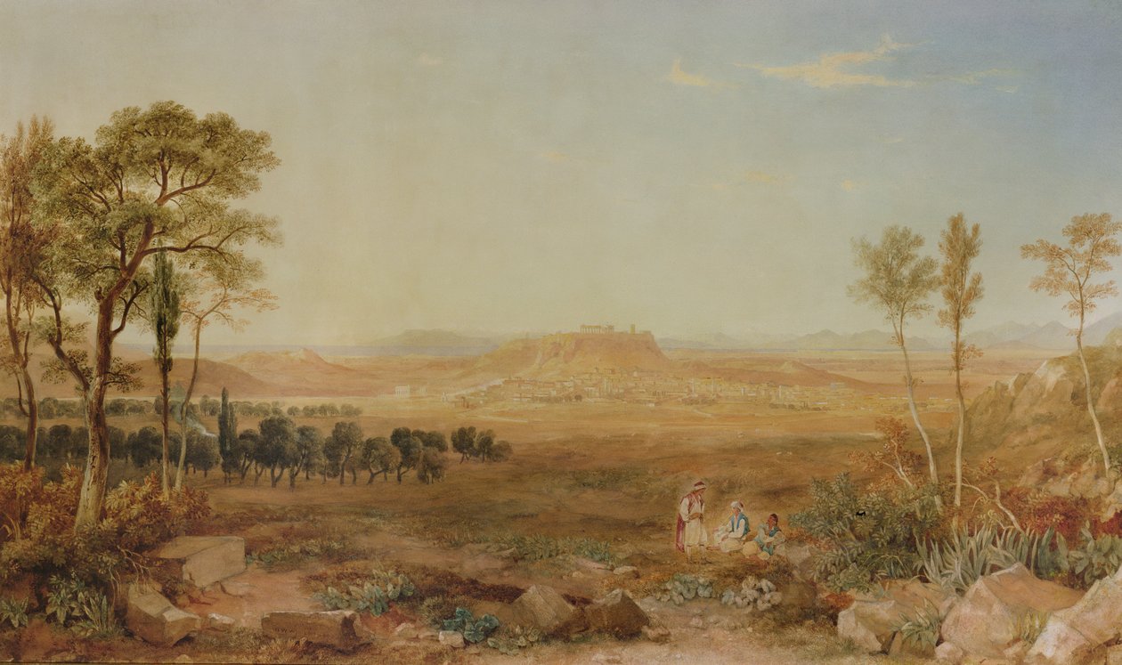 Vista de Atenas de Hugh William Williams