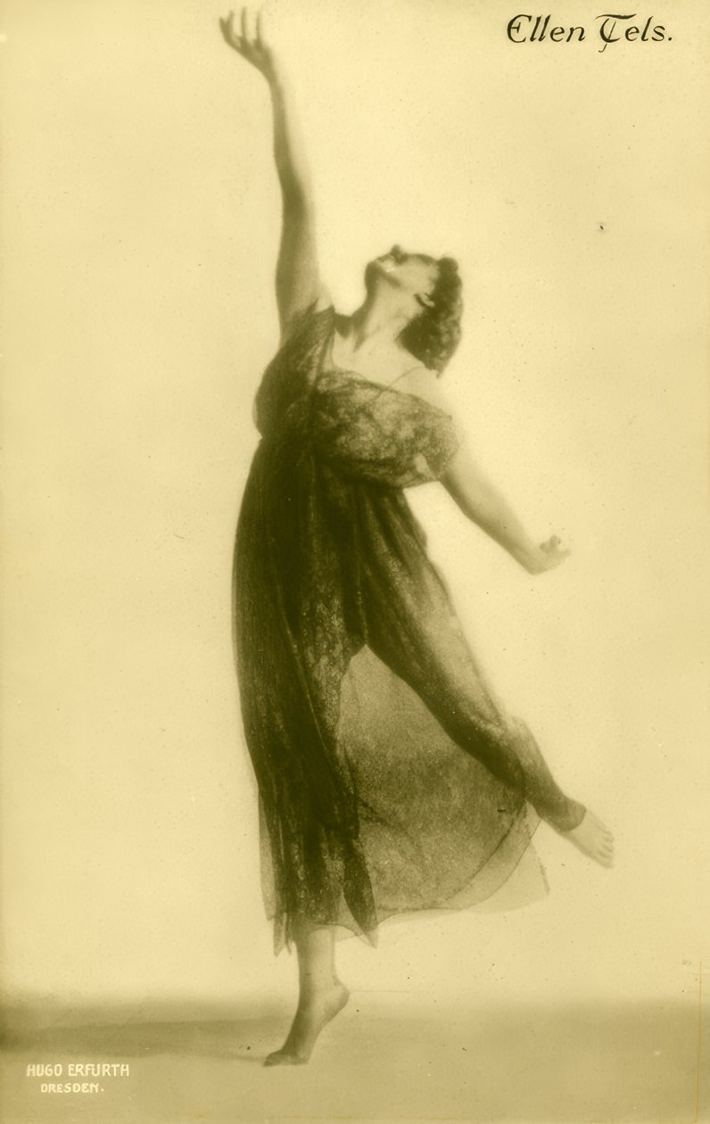 Ellen Tels - Fotopostkarte de Hugo Erfurth