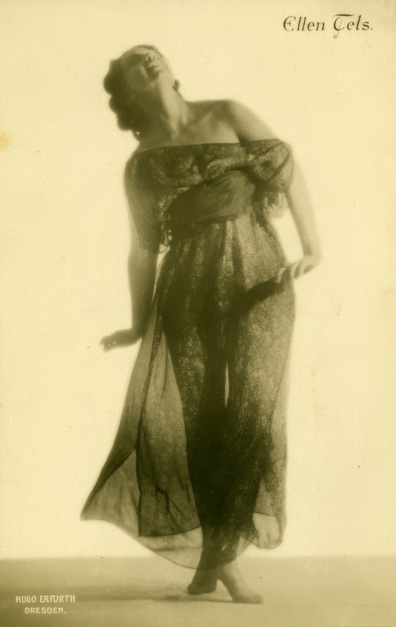 Ellen Tels - Fotopostkarte de Hugo Erfurth
