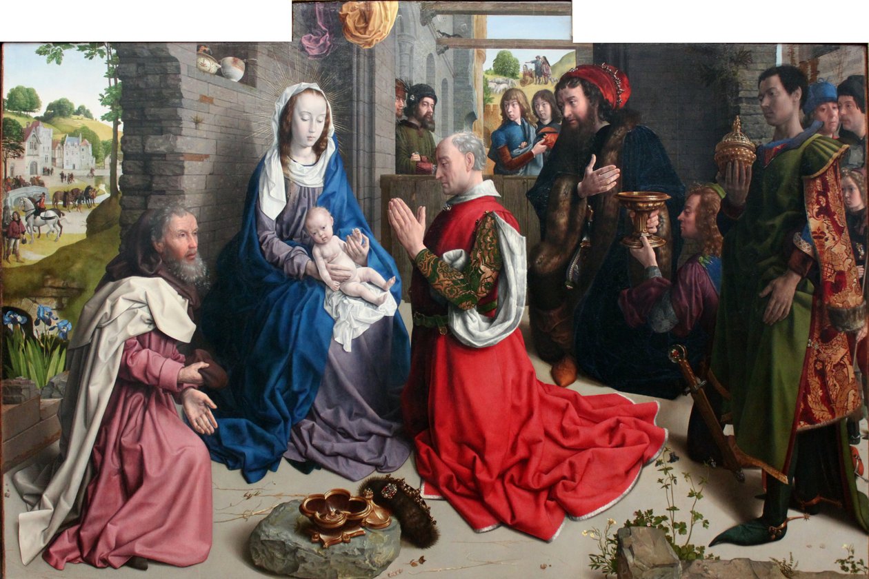 Adoração dos Reis Magos de Hugo van der Goes