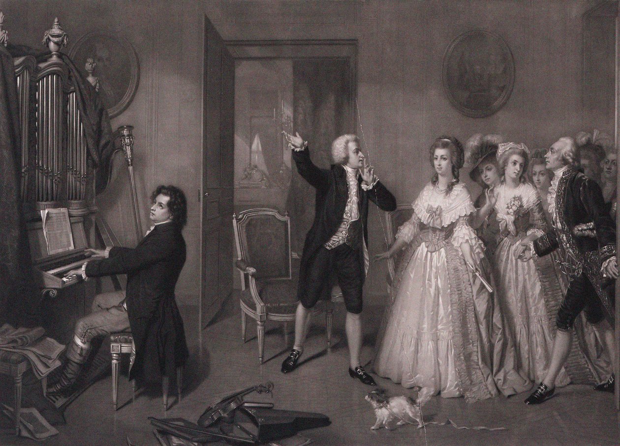 Beethoven na Casa de Mozart. de Hugues Merle