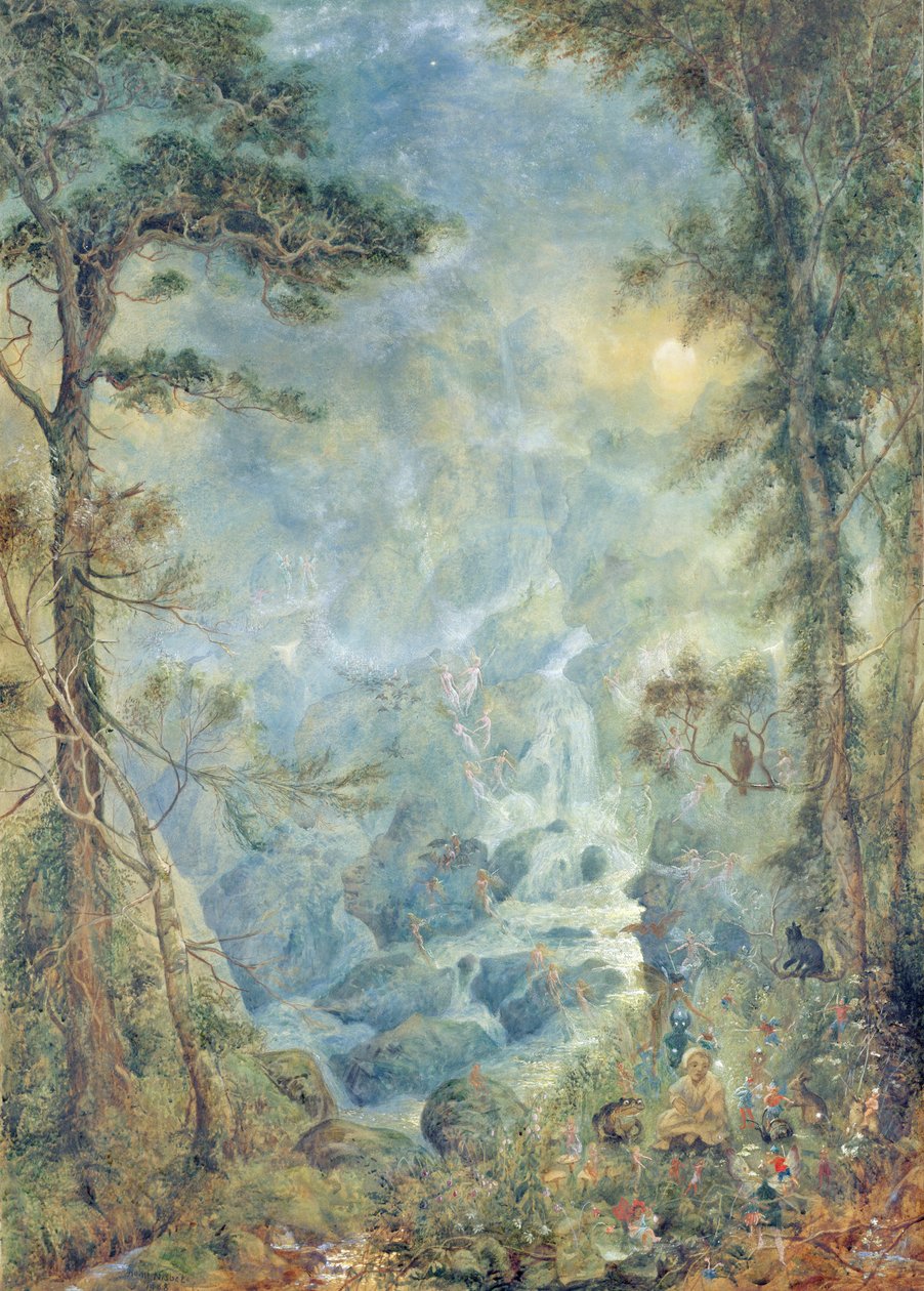 As Cataratas de Fadas, 1908 de Hume Nisbet