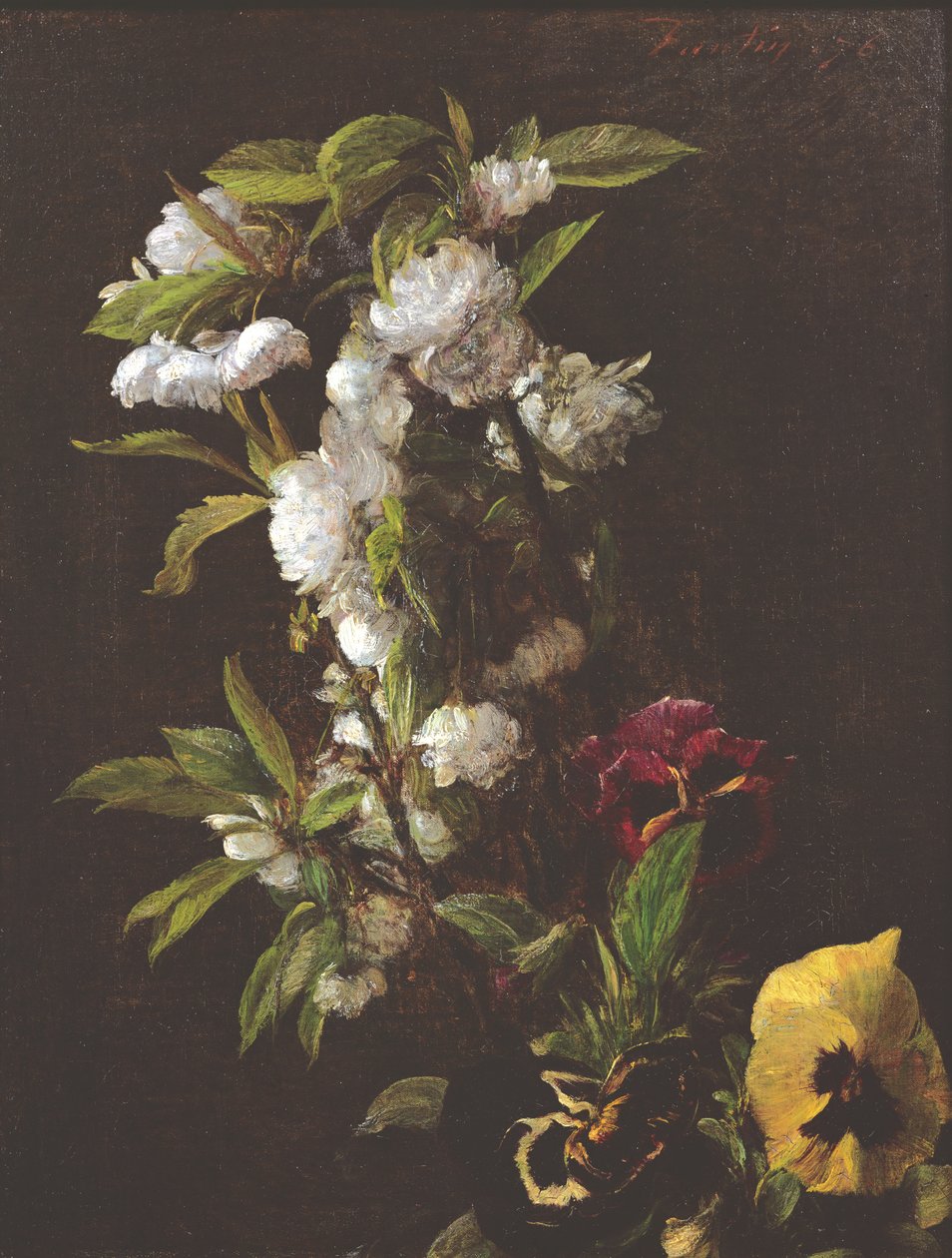 Flores, 1876 de Ignace Henri Jean Fantin Latour