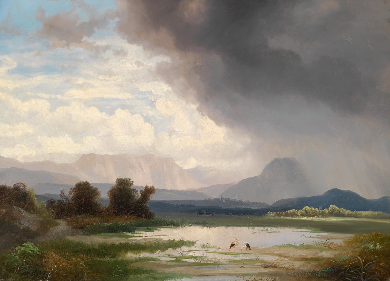 Karawankenlandschaft de Ignaz Raffalt