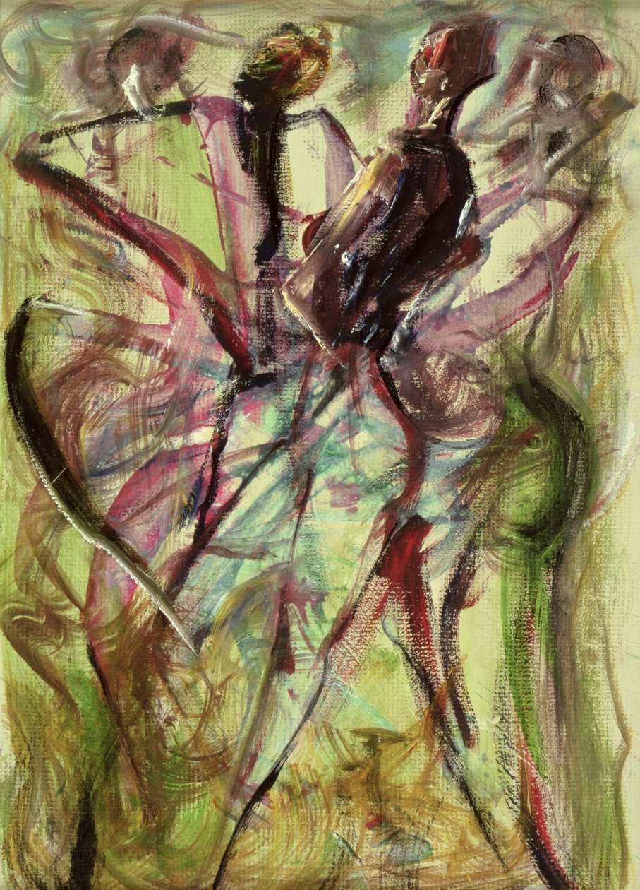 Dia ventoso (mídia mista) de Ikahl Beckford