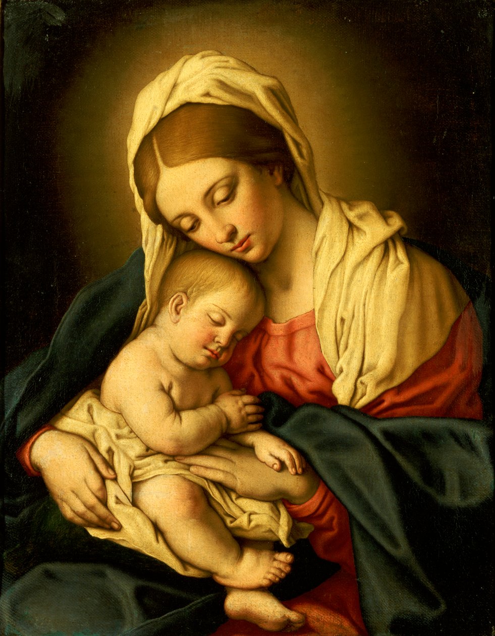 A Madonna e a Criança de Il Sassoferrato