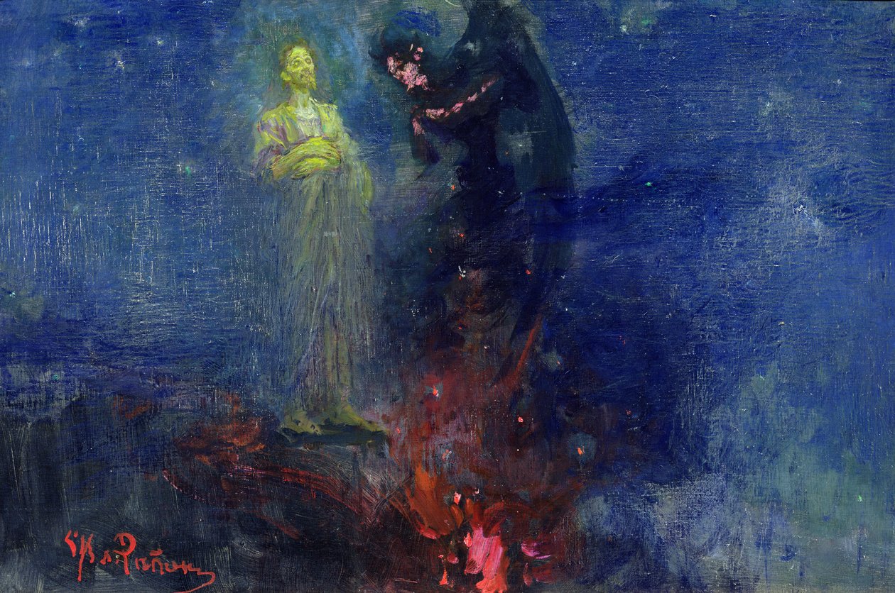 Pegue-os, Satanás! de Ilya Efimovich Repin