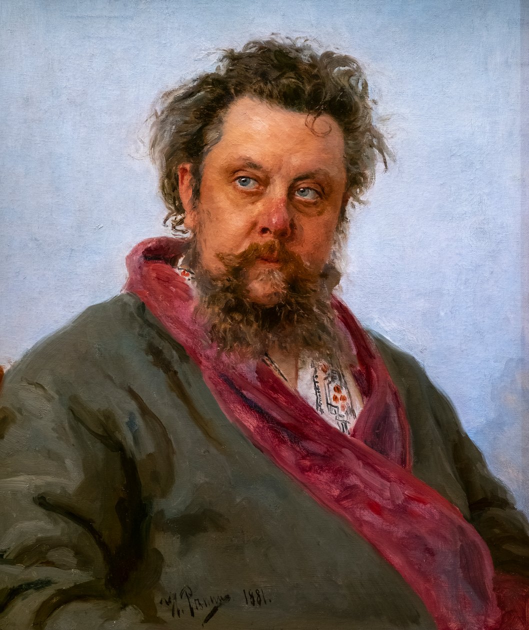 MODESTO MUSSORGSKY de Ilya Efimovich Repin